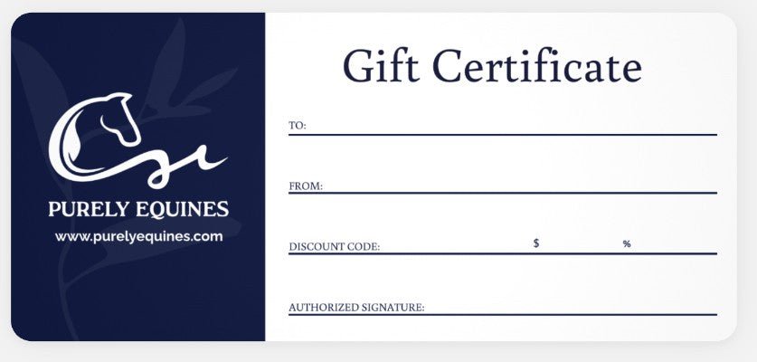 Purely Equine Gift Cards - Purely Equines-Purely Equines