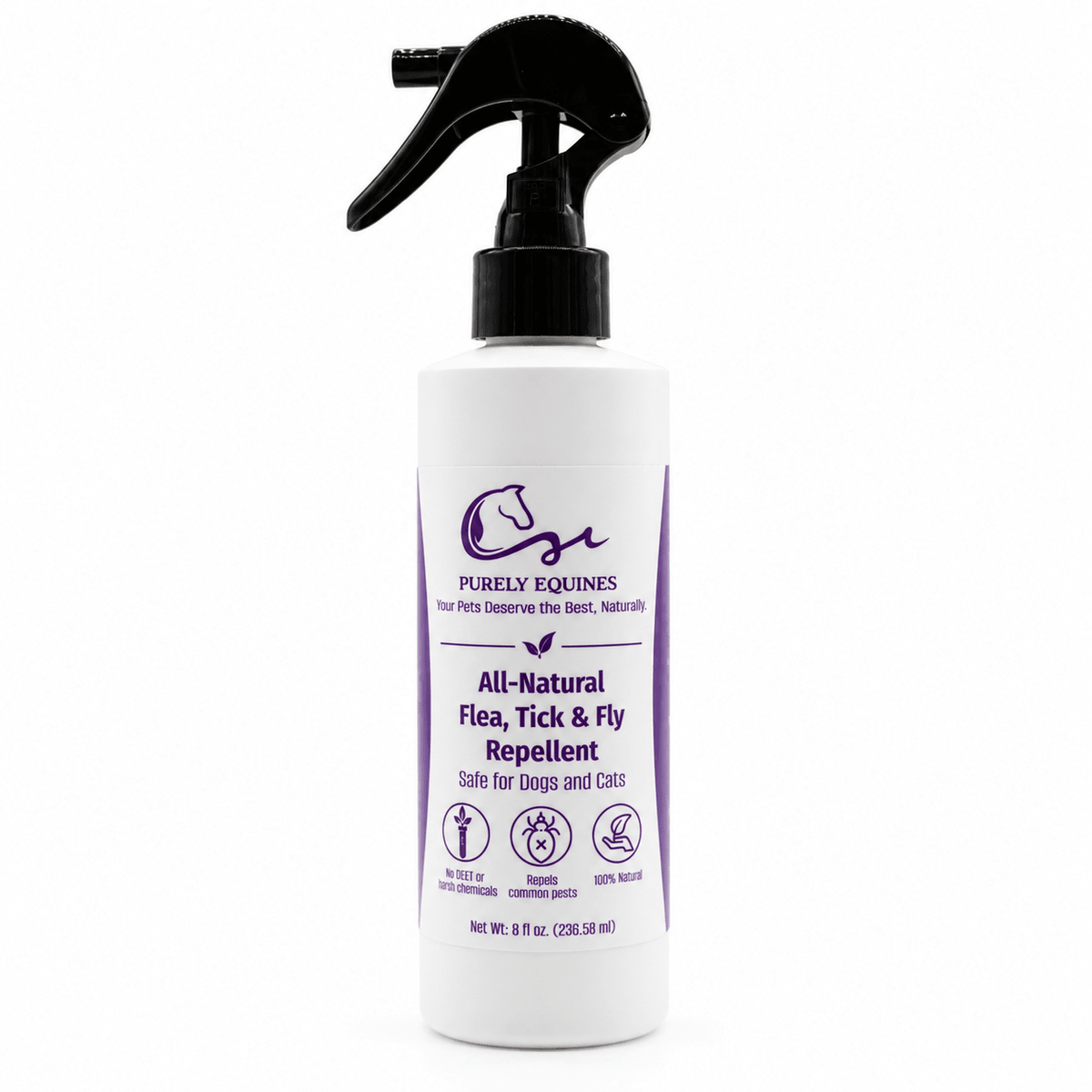 Purely Equines All-Natural Flea, Tick & Fly Repellent - Purely Equines-Purely Equines