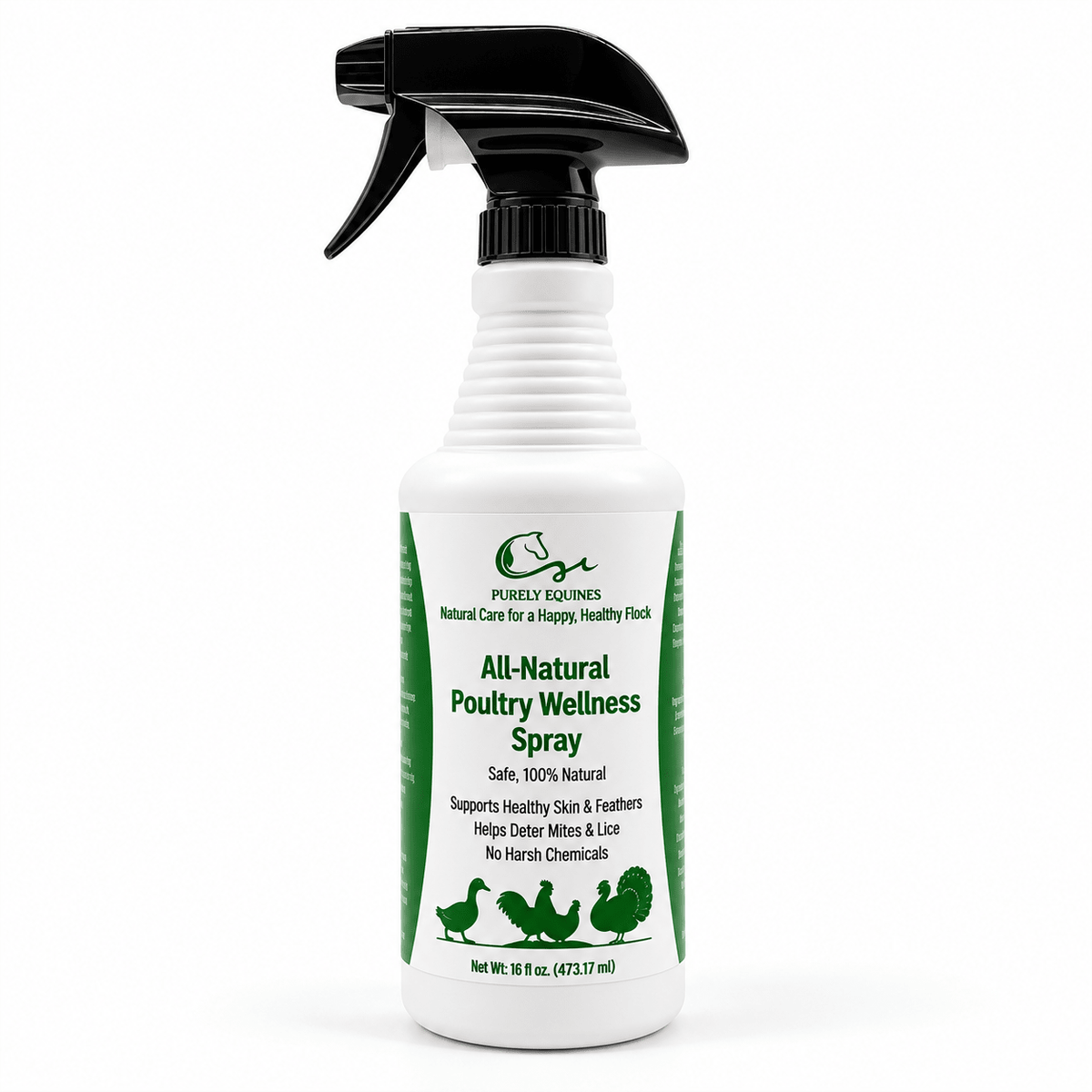 Purely Equines All-Natural Poultry Wellness Spray - Purely Equines-Purely Equines