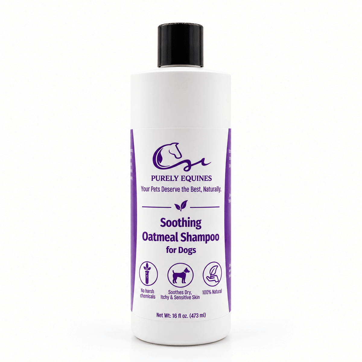 Purely Equines Soothing Oatmeal Shampoo for Dogs - Purely Equines-Purely Equines