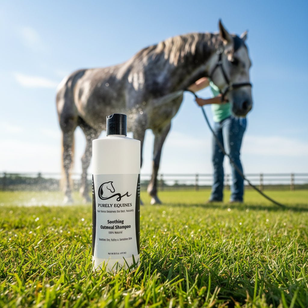 Purely Equines Soothing Oatmeal Shampoo - Purely Equines-Purely Equines
